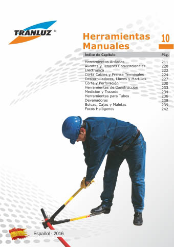Portada Herramientas Manuales Catalogo Español 2016